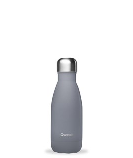 Qwetch Bouteille isotherme inox granit gris 260ml - 10017